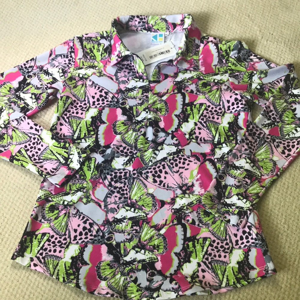 🦋NWT Kevan Hall sun shirt🦋